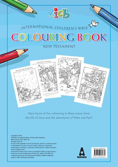 ICB International Children's Bible: New Testament Colouring Book