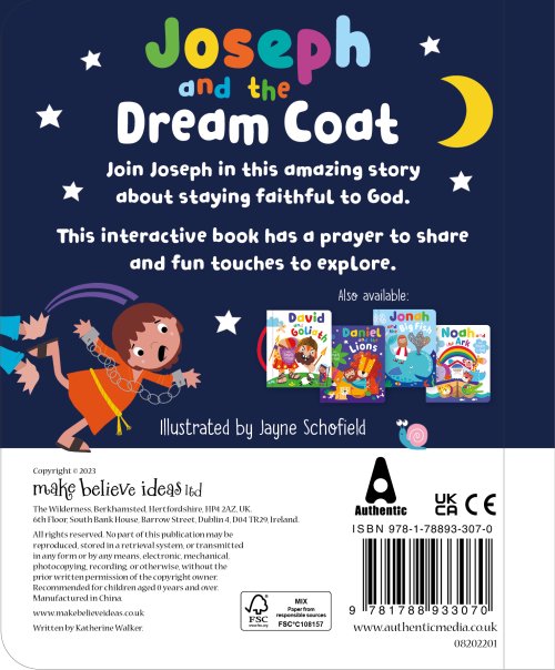 Joseph and the Dream Coat With Touch and Feel and Carry Handle