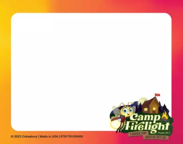 VBS-Camp Firelight: Nametag Cards (2024) (Pack Of 24)