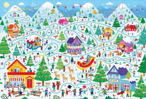 Usborne Book and Jigsaw Christmas Maze