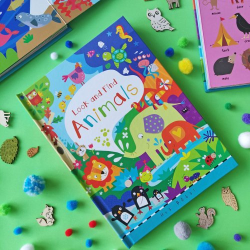 Look & Find Board Book - Animals