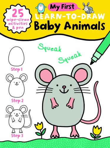 How To Draw Wipe Clean Book - Baby Animals