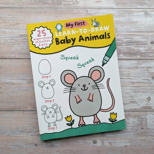 How To Draw Wipe Clean Book - Baby Animals