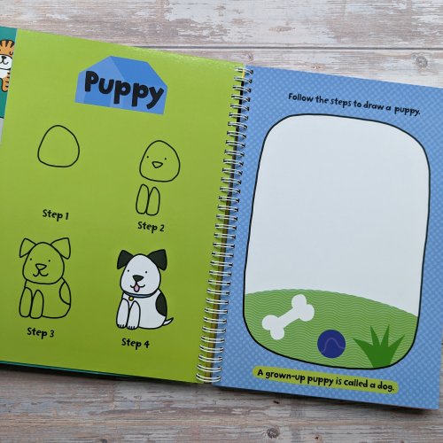 How To Draw Wipe Clean Book - Baby Animals