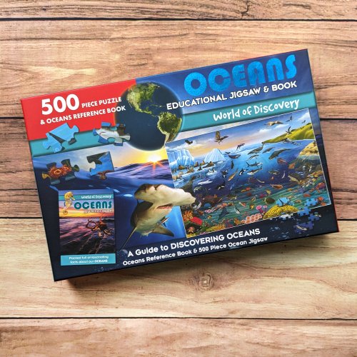 World of Discovery  Large Jigsaw/Book Set - Oceans