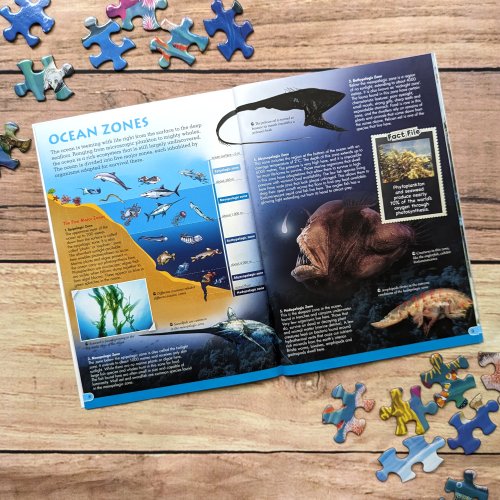 World of Discovery  Large Jigsaw/Book Set - Oceans