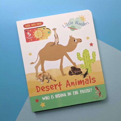 Little Wonders Puzzle Slider Books - Desert Animals