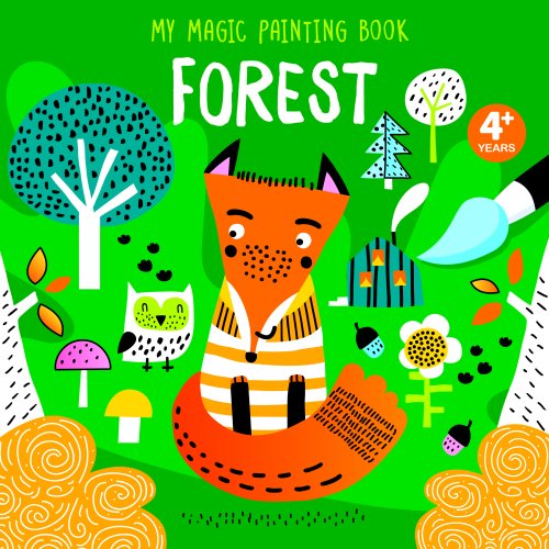 Magic Painting Activity Book - Forest