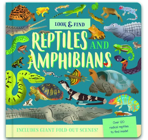 Nature Look And Find Board Book - Reptiles & Amphibians