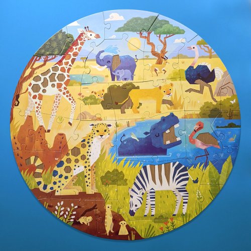 Planet Friendly Puzzle - Savannah