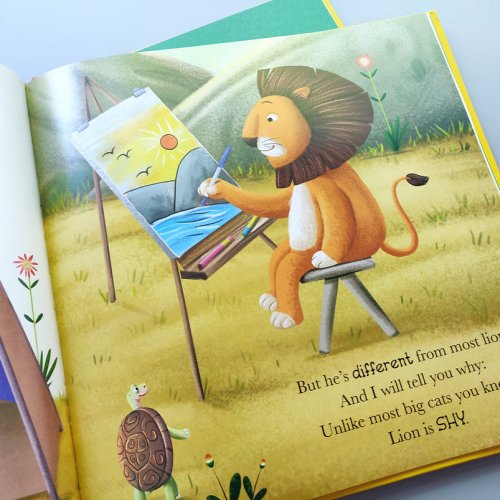 Me And My Feelings Board Book - When Lion Feels Shy