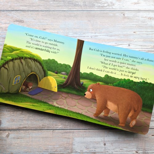 Me And My Feelings Board Book - When Bear Feels Worried