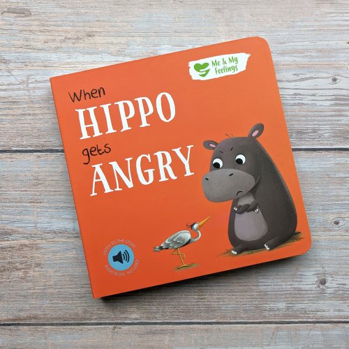 Me And My Feelings Board Book - When Hippo Gets Angry