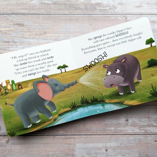 Me And My Feelings Board Book - When Hippo Gets Angry