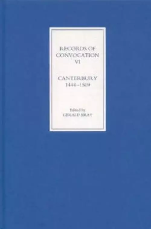 Records of Convocation