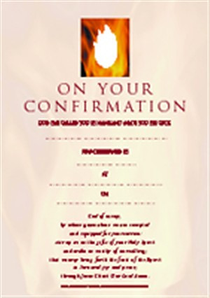 Confirmation Certificates - Pack of 20