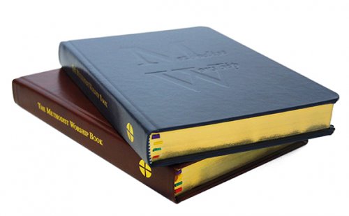 Methodist Worship Book: Presentation Edition Blue Leather