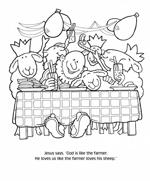 Stories Jesus Told Colouring Book