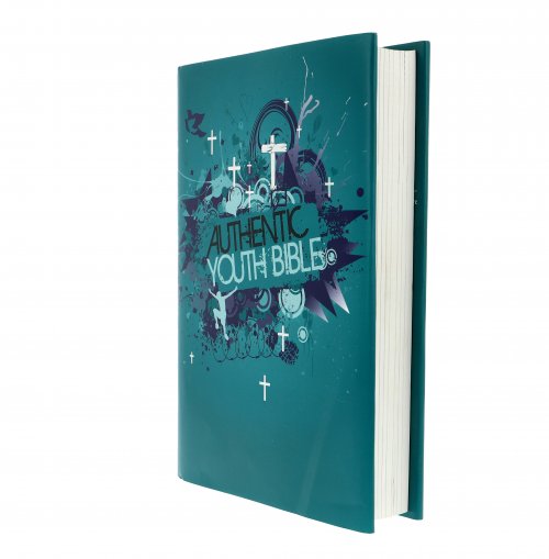 ERV Authentic Youth Bible, Teal, Hardback, Anglicised, Easy to Read Version, Bible Study Material, Presentation Page, Insights, Topic Notes, Colouring pages