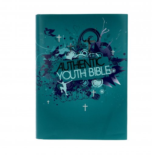 ERV Authentic Youth Bible, Teal, Hardback, Anglicised, Easy to Read Version, Bible Study Material, Presentation Page, Insights, Topic Notes, Colouring pages