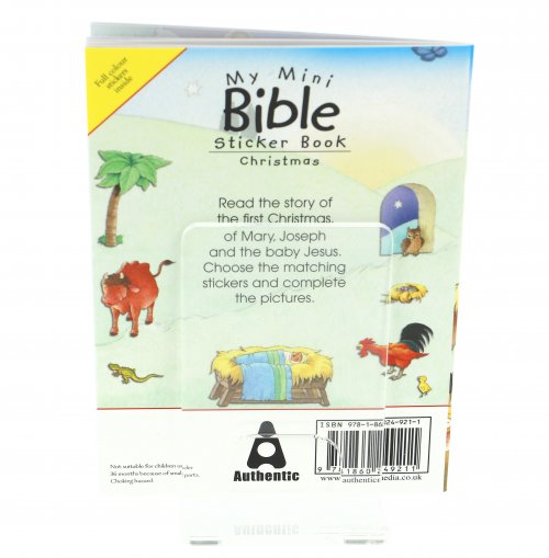 My Mini Bible Sticker Book: Christmas