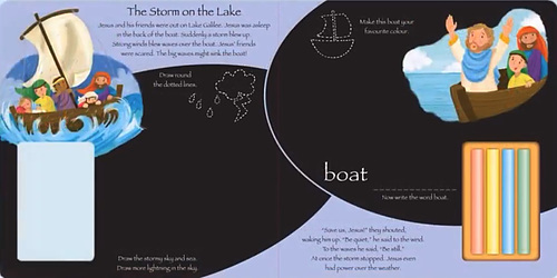 My Bible Chalkboard Book: Stories from the New Testament (Incl. Chalk)