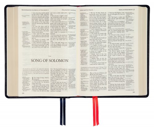 KJV Westminster Reference Bible, Black, Leather, Boxed, 200,000 + References, Concordance, Maps, Gilt Edged, Ribbon Marker, Presentation Page, Reading Plan