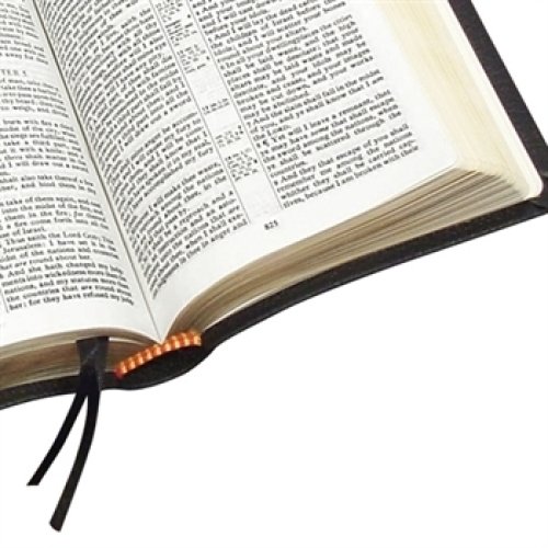 KJV Classic Reference Bible: Black, Calfskin