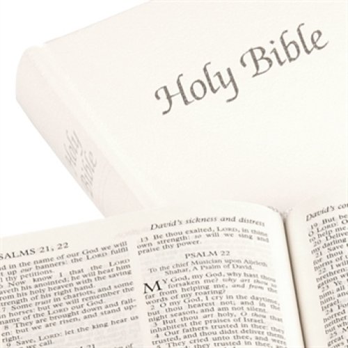 KJV Compact, Presentation Bible, White, Hardback