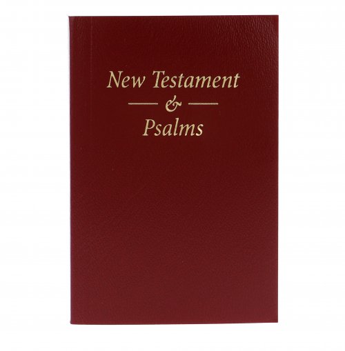 KJV  Pocket New Testament and Book of Psalms, Red, Paperback, Good Clear Print, Daily Bible Reading Plan