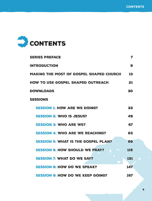 Gospel Shaped Outreach Leader's Guide