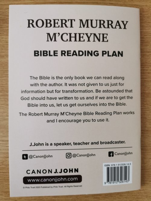 Robert Murray M'Cheyne's Bible Reading Plan