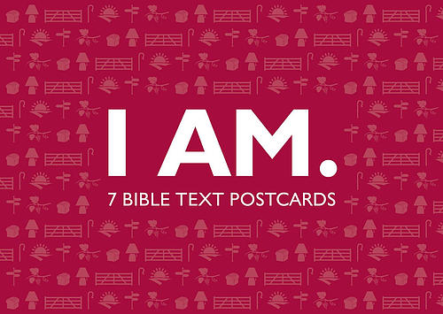 I AM Bible Text Postcards