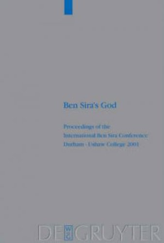 Ben Sira's God