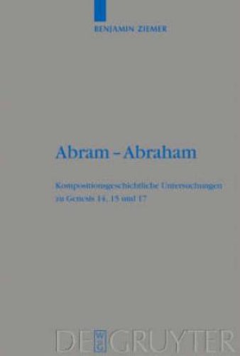 Abram - Abraham