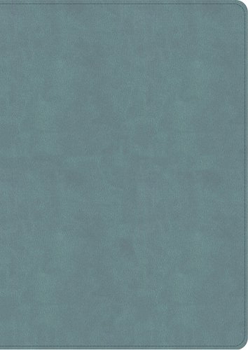 NASB Notetaking Bible, Large Print Edition, Earthen Teal SuedeSoft LeatherTouch