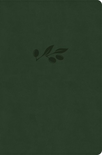 CSB Giant Print Reference Bible, Digital Study Edition, Olive LeatherTouch