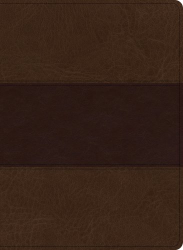 KJV Study Bible, Large Print Edition, Saddle Brown LeatherTouch