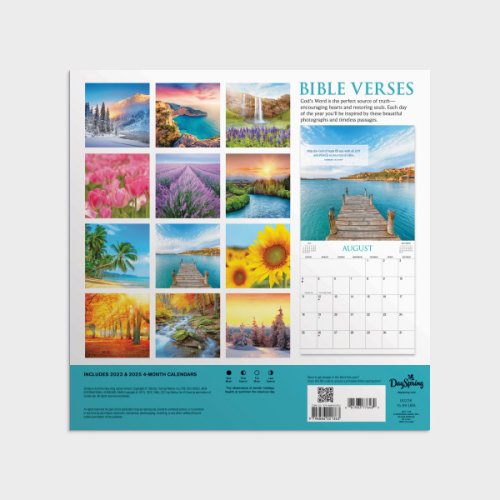 2024 Bibles Verses Waterfall Wall Calendar