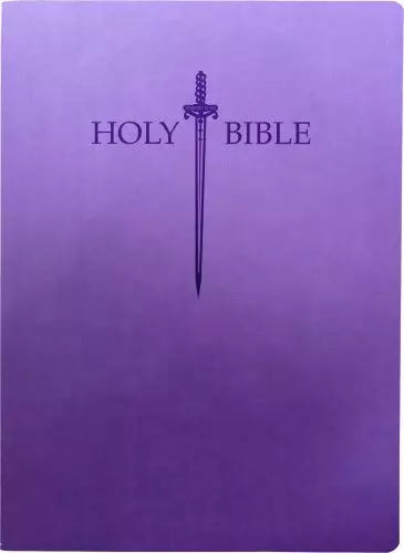 KJVER Sword Holy Bible, Large Print, Royal Purple, Indexed