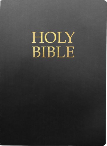 KJVER Holy Bible, Large Print, Black Ultrasoft