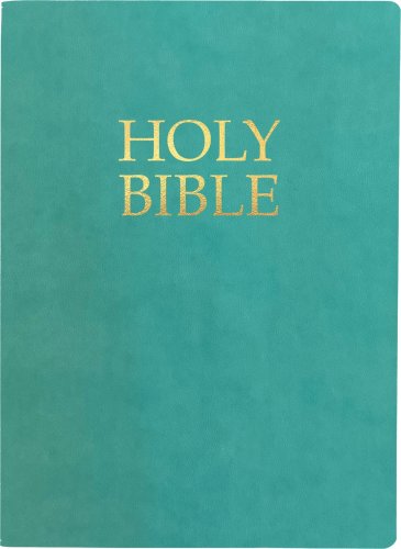 KJVER Holy Bible, Large Print, Coastal Blue Ultrasoft