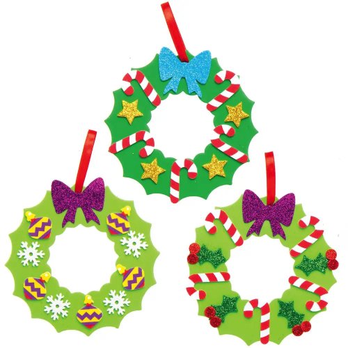 Christmas Wreath Kit (Pack of 8)