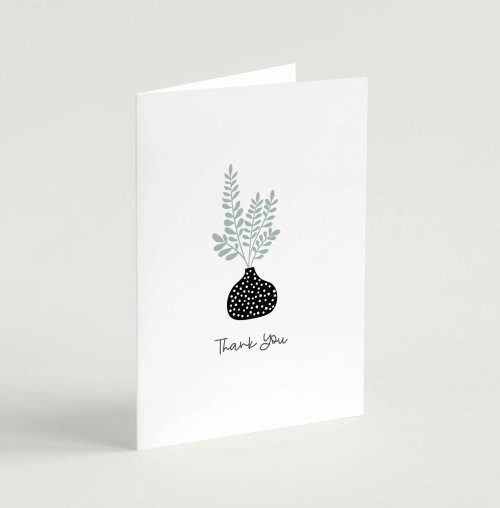 'Thank You' (House Jungle) A6 Greeting Card with bible verse inside