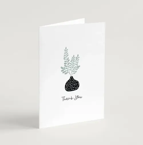 'Thank You' (House Jungle) A6 Greeting Card with bible verse inside