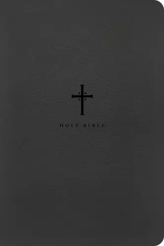 NLT Large Print Premium Value Thinline Bible, Filament Enabled (LeatherLike, Black Cross)