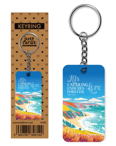 Unfailing love keyring