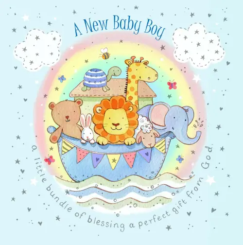 New Baby Boy Single Card