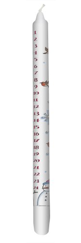 29.5cm Advent Candle: Snowmen - Single