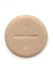 Pack of 250 - 1 1/8" Peoples Communion Wafers | Altar Bread - Wholemeal - Single Cross - Sealed Edge